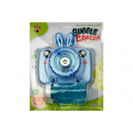 Fotoaparát vytvárajúci bubliny zajačik modrý